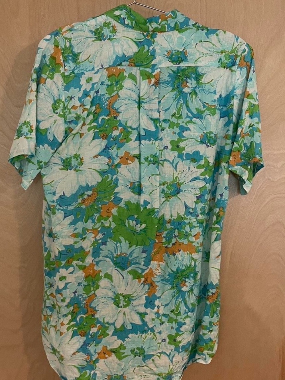 Faithfull The Brand Malibu Linen Floral Button Up Shirt Coastal Vacation Size S - Picture 9 of 9
